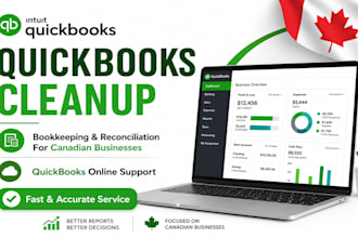 do quickbooks cleanup bookkeeping and reconciliation for canadian businesses