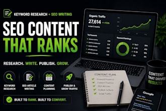 write SEO articles and build a content plan for your business