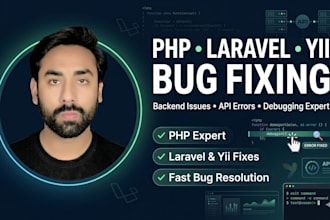 fix PHP, laravel, yii, or custom web application bugs