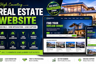 do lead capture realtor real estate website idx mls crm landing investor portals