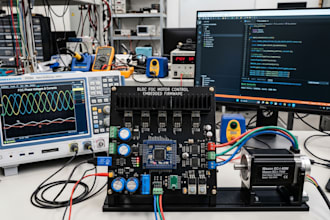 design bldc servo motor control systems and foc firmware
