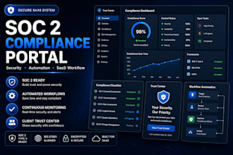 soc 2 compliance automation and security portal for saas and tech companies