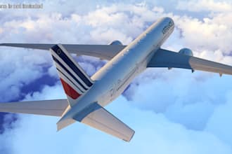 create, design livery for all kind of airplane for microsoft flight simulator