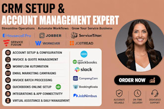 setup jobber hcp servicetitan bookingkoala hubspot jobtread companycan crm