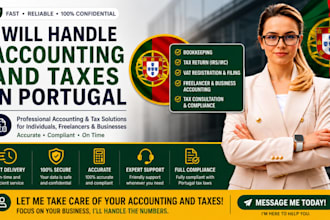 handle accounting and taxes in portugal