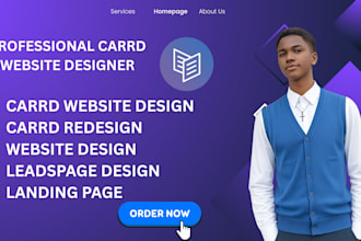 design carrd website design carrd landing page carrd website redesign carrd co