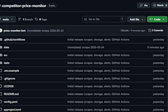 build a custom website scraper with scheduled runs and clean CSV export