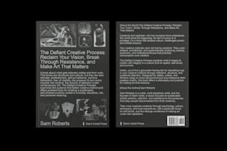 design a book cover for your novel or nonfiction book