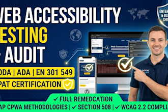 do ada en 301 549 compliance wcag audit and website accessibility testing