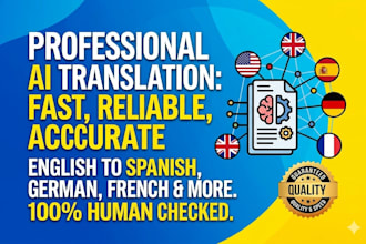 do professional ai translation and human proofreading