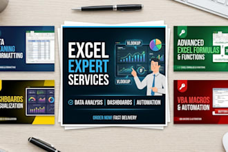 build professional excel dashboards and data analysis