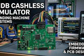develop mdb cashless emulator for vending machines and kiosks