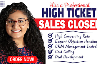 be your high ticket sales closer for coaching and consulting programs