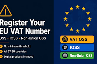 register eu vat number, oss and ioss for non eu sellers and digital products