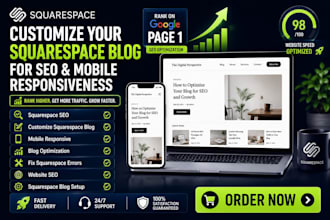 customize your squarespace blog for SEO and mobile responsiveness
