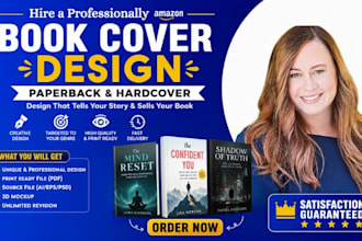 design a professionally cover for paperback or hardcover to meet publishing