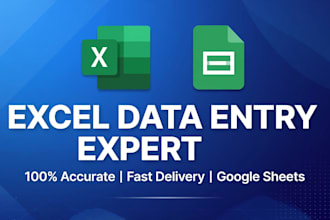 expert excel data entry and shopify listing