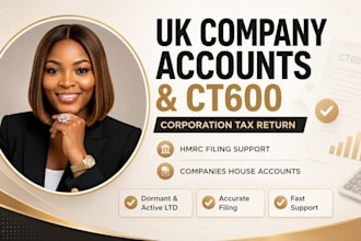 prepare UK company accounts and ct600 corporation tax return