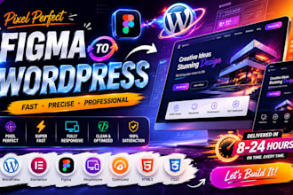 transform figma to elementor wordpress website with lightning fast speed