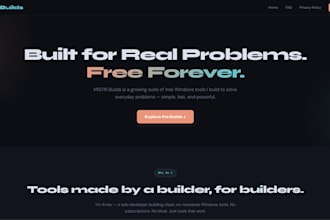 build a python automation script or windows desktop tool