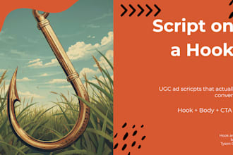 write high converting ugc ad scripts that sell and convert