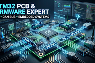 design stm32 communication pcb and embedded firmware