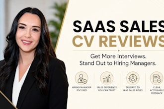 audit your sdr, bdr or ae CV for tech sales roles