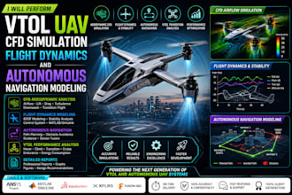 vtol uav cfd simulation flight dynamics and autonomous navigation modeling