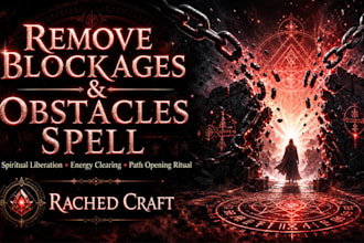 do a powerful spell to remove life blockages and obstacles