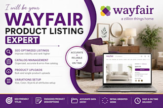 add products on wayfair via CSV or flatfile