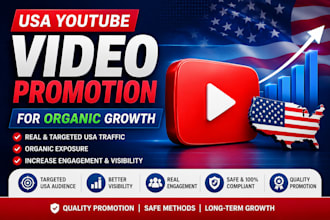 do USA youtube promotion, USA channel promotion