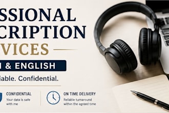do professional german and english transcription and dictation services