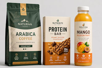 design modern packaging and label design