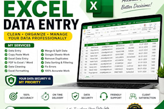 clean, format, merge, split, excel data