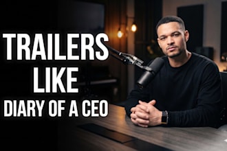 create podcast trailer in dairy of CEO style for you
