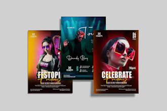 design an event poster for your music shows and concert