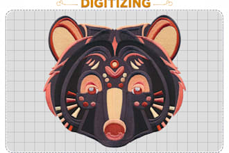 professional custom embroidery digitizer an hours