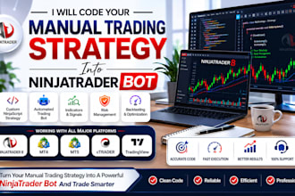 code your manual trading strategy into ninjatrader bot