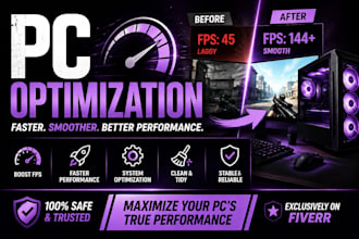 optimize your windows PC and boost fps for smoother gaming performance