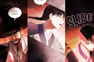 webtoon illustration, webtoon panel, anime manga art, webcomic, webtoon art