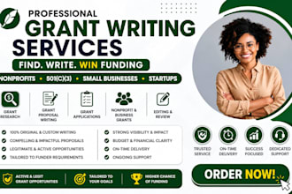 do small business grant writing, nonprofit grant writing, apply for grants 501c3