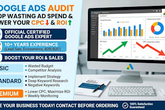 audit your google ads account and lower your CPC