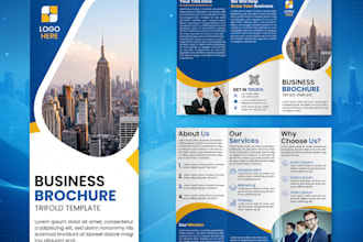 design business brochure, magazine or company profile