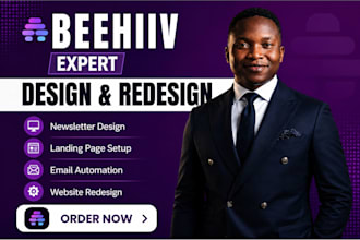 setup beehive substack newsletter redesign beehive website and landing page