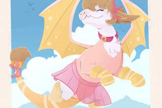 create stylized creature character illustrations