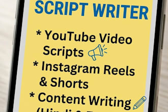write powerful youtube scripts and social media content