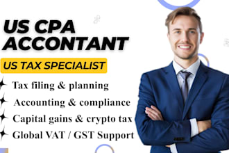 be your CPA tax accountant for tax consulting, irs filing and planning