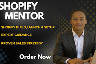 be your  shopify mentor to launch, grow, and scale your store