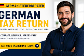 be german steuererberater, german tax steuererklarung, vat, deduction via elster