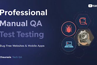 professional manual testing for web and mobile applications
